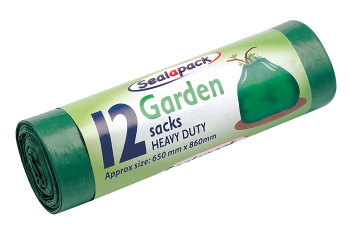 Seal-A-Pack 12pc Green Garden Sacks Seal-A-Pack 12pc Green Garden Sacks